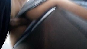 Brittany without panties, I penetrate her