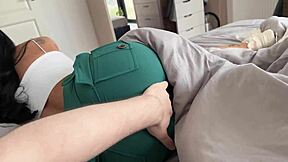 Intensely fucking my hot step sister in bed during family therapy