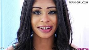 Beautiful ebony model shares her first sex experience story.