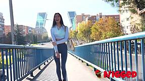 petite girl feels intense pleasure in double penetration