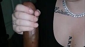 sexy young lady sucks big dick, takes massive facial!