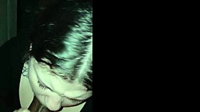 sexy young lady sucks big dick, takes massive facial!