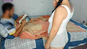 stepsister came to clean my room while stepfather renovated the backyard