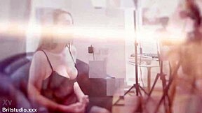 brit teen gives oily handjob at party