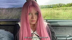 Horny student girl gets her ass and tits fucked by new physical education teacher in public first time