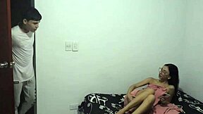 why did this horny colombian teen masturbate in her stepbrother's room and get fucked?