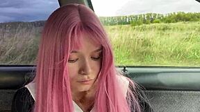 Horny student girl gets her ass and tits fucked by new physical education teacher in public first time