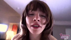 Kinky red head jenna fallz got creampied by stepdad seth brogan 😈