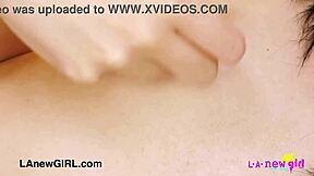 Sophisticated Brunette Model Boldly Displays Sexy Body In Massage Mommy Solo Photoshoot