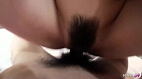 japanese teen picked up for uncensored casting fuck with creampie