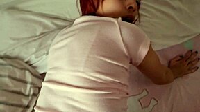 Babysitter gives sloppy blowjob and fucks boss for raise, moaning loudly in POV