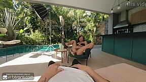 Vrb Trans Beautiful Brazilian Shemale Model Fucks Anally in Her First Interview Pt 2