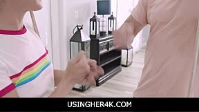 freya von doom gets used on the pool table by her teen partner