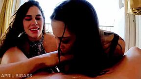 i choked april and belle until they puked everywhere