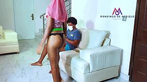 Petite Arab Teen Fucks Houseboy With Homemade Creampie!