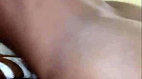 teen's creamy black pussy gets pounded hard