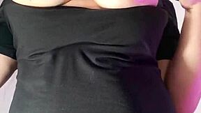 Tia Latina Colombiana Flashes Cameltoe Masturbates For Sobrino