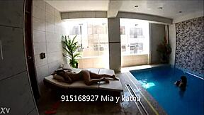 Latina Hot Mia And Katha In Intense Milf Teen Action