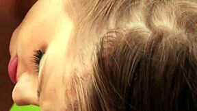 Playgirl achieves orgasm from solo play. Wet pussy glistens under touch.