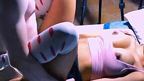 Student Seduces Teacher In Bathroom! Wow!