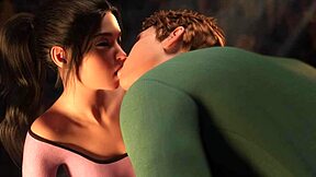 Hot girl rides lever to open door 😏