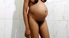 Pregnant Stepmom Wants Anal While Bathing