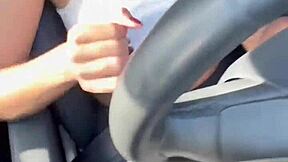 naked in traffic, getting licked and fucked outdoors