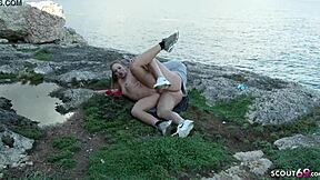 German Couple Fucks Outdoor On Mallorca!