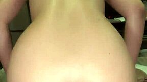 pretty thai teen takes big white cock doggystyle.