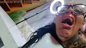 Watch Ashley Cumstar's ass get ravaged in wet DP with piss and cum!