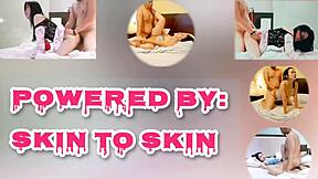 Pretty asian teen 18+ wears hot bunny lingerie