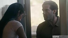 Latin Teen Facesits And Fucks Her New Stepdad As A Thank You