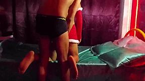 A Delicious Christmas Clip Featuring Latina Beauty