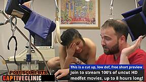 I became the doctor's sex slave in latex for domination