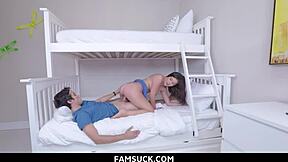 caring stepsister takes stepbrother's cock tenderly