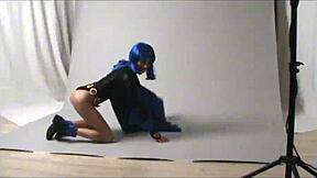 Amateur Cosplay Raven From Outdoor Public Costumes