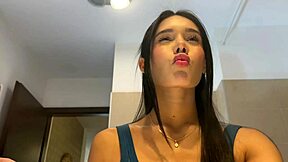 Can She Be The Most Beautiful Girl In Blue Mini Skirt?