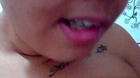 Depraved latina showing wet pussy for camera