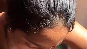 dreamy brunette gives an unfiltered blowjob -amateur couple- nysdel