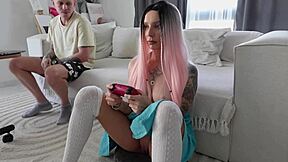 no stepdaddy, please don't put your big cock in my wet pussy, i'm a cute slut bent over