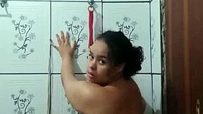 Depraved latina showing wet pussy for camera