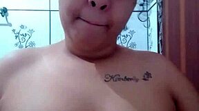 Depraved latina showing wet pussy for camera