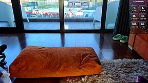 Lubed Body Takes Huge Dildo Into Pussy With Intense Pleasure