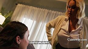 busty nanny disciplines bratty girl with sex - ryan keely hazel moore