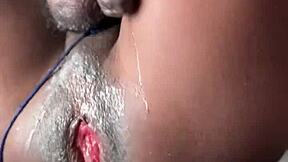 Young bull edges and fist his beautiful cunt