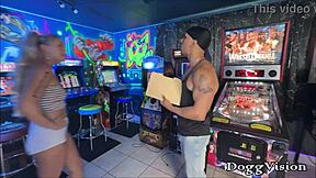 Squirting employee takes huge cock?