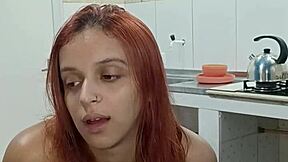 Pretty employee seduces married boss for intense blowjob and cum in mouth.