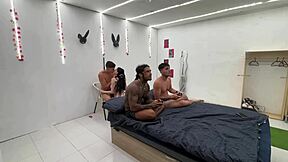 la pequena britney dutch faces punishment from three guys