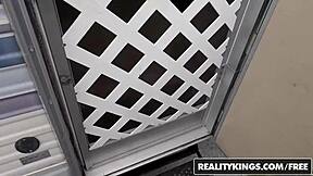 Penny hart gives street blowjob to tyler steel 😏