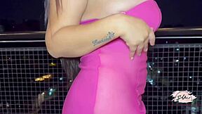 BBW Savannah Watson Fucks Stranger After Party